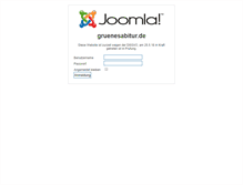 Tablet Screenshot of gruenesabitur.de